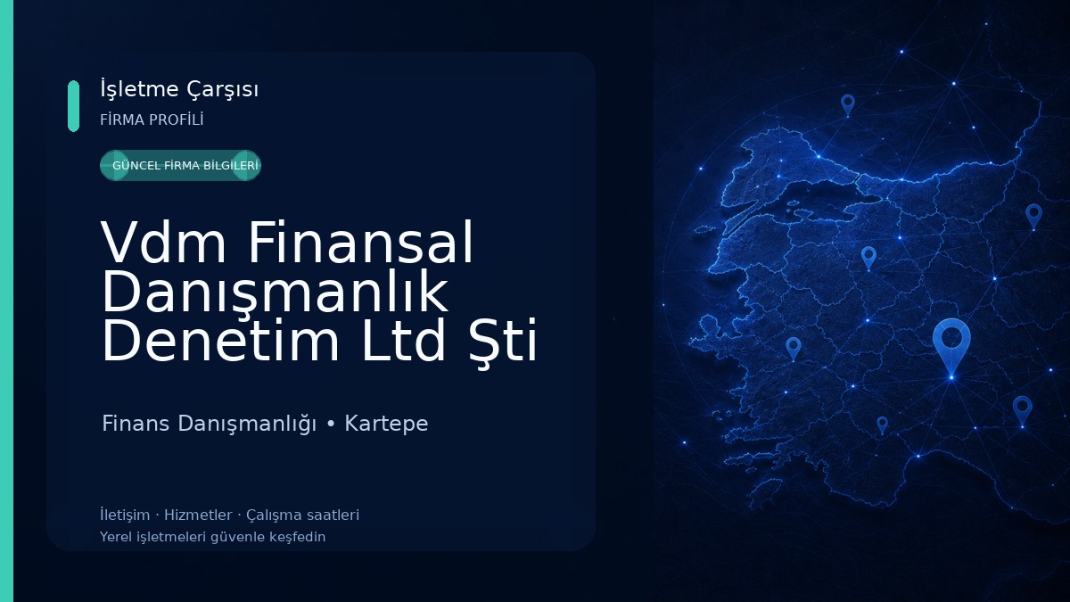 Vdm Finansal Danışmanlık Denetim Ltd Şti